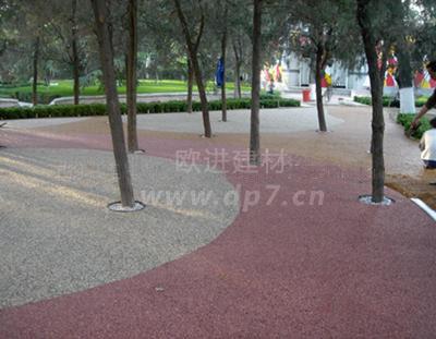 透水混凝土地坪-欧进建材